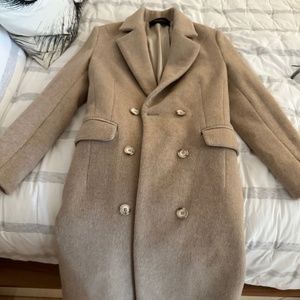 Thakoon Camel and Wool double breasted trench